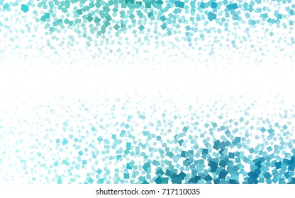 Light Blue, Green vector abstract textured polygonal background. Blurry rectangular design. The pattern with repeating rectangles can be used for background.