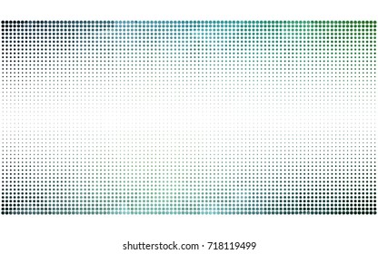 Light Blue, Green vector abstract pattern with circles. Geometry template for your business design. Background with colored spheres.