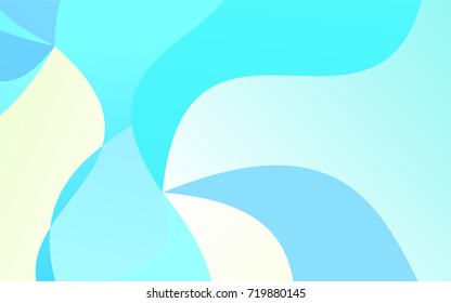 Light Blue, Green vector abstract blurred template. A completely new color illustration in a vague style. The best blurred design for your business.
