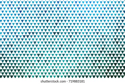 Light Blue, Green vector abstract colorful background, which consist of triangles. Pattern with colored triangles on white background.