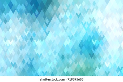 Light Blue, Green vector abstract textured polygonal background. Blurry rectangular design. The pattern with repeating rectangles can be used for background.