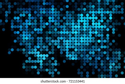 Light Blue, Green vector abstract pattern with circles. Geometry template for your business design. Background with colored spheres.
