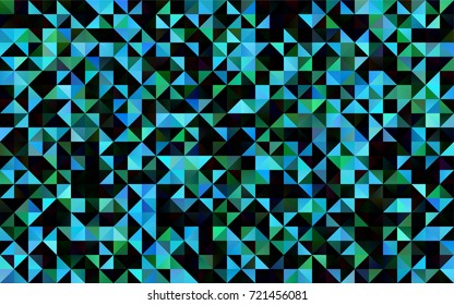Light Blue, Green vector abstract polygonal background. Modern geometrical abstract illustration with gradient. A completely new template for your business design.
