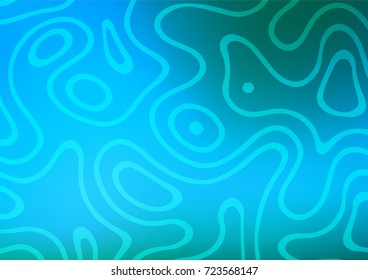 Light Blue, Green vector abstract doodle pattern. A vague abstract illustration with doodles in Indian style. The completely new template can be used for your brand book.