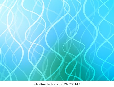 Light Blue, Green vector abstract doodle texture. A completely new color illustration in doodle style. The template can be used as a background for cell phones.