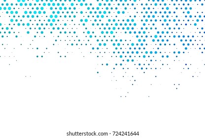 Light Blue, Green vector abstract pattern with circles. Geometry template for your business design. Background with colored spheres.