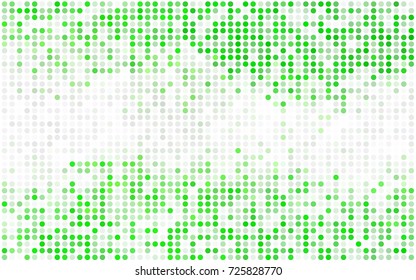 Light Blue, Green vector abstract pattern with circles. Geometry template for your business design. Background with colored spheres.