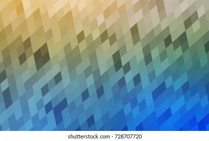 Light Blue, Green vector abstract textured polygonal background. Blurry rectangular design. The pattern with repeating rectangles can be used for background.