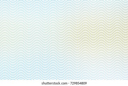 Light Blue, Green vector abstract pattern with circles. Geometry template for your business design. Background with colored spheres.