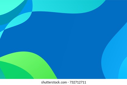 Light Blue, Green vector abstract blurred pattern. A completely new color illustration in a vague style. A new texture for your design.