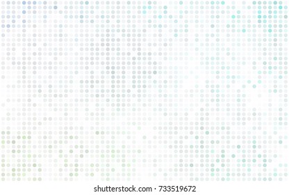 Light Blue, Green vector abstract pattern with circles. Geometry template for your business design. Background with colored spheres.