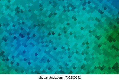 Light Blue, Green vector abstract cambered background. Geometric illustration in Origami style with gradient.  A completely new design for your business.
