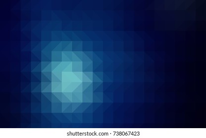 Light Blue, Green vector abstract polygonal background. Shining illustration, which consist of triangles. Brand-new style for your business design.