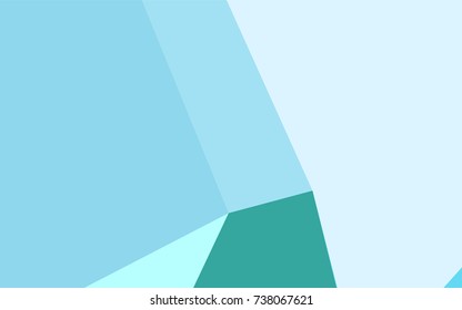 Light Blue, Green vector abstract polygonal pattern. Shining colored illustration in a brand-new style. Triangular pattern for your business design.