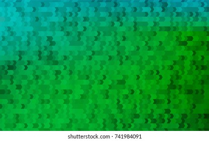 Light Blue, Green vector abstract textured polygonal background. Blurry rectangular design. The pattern with repeating rectangles can be used for background.