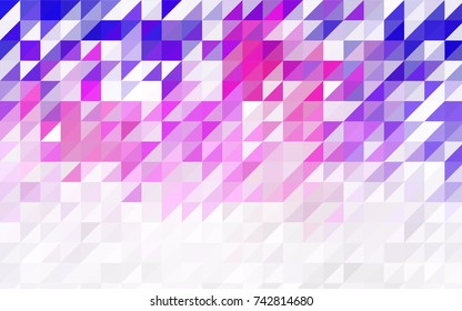 Light Blue, Green vector abstract colorful background, which consist of triangles. Pattern with colored triangles on white background.