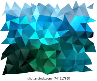 Light Blue, Green vector abstract polygonal background. An elegant bright illustration with gradient. A completely new design for your business.