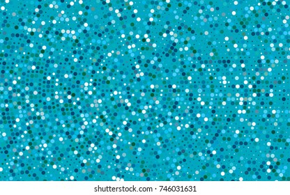Light Blue, Green vector abstract pattern with circles. Geometry template for your business design. Background with colored spheres.