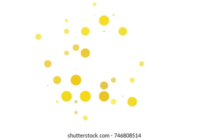 Light Blue, Green vector abstract pattern with circles. Geometry template for your business design. Background with colored spheres.