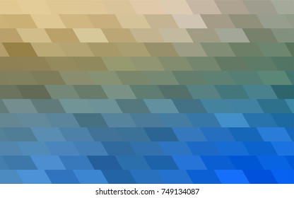 Light Blue, Green vector abstract textured polygonal background. Blurry rectangular design. The pattern with repeating rectangles can be used for background.