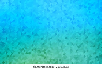Light Blue, Green vector abstract pattern with circles. Geometry template for your business design. Background with colored spheres.