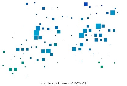 Light Blue, Green vector abstract textured polygonal background. Blurry rectangular design. The pattern with repeating rectangles can be used for background.