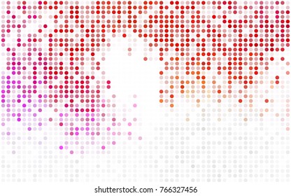 Light Blue, Green vector abstract pattern with circles. Geometry template for your business design. Background with colored spheres.