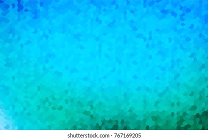 Light Blue, Green vector abstract pattern with circles. Geometry template for your business design. Background with colored spheres.
