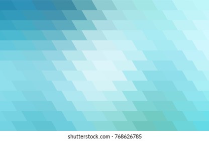 Light Blue, Green vector abstract textured polygonal background. Blurry rectangular design. The pattern with repeating rectangles can be used for background.
