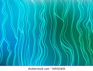 Light Blue, Green vector abstract doodle background. Glitter abstract illustration with doodles and Zen tangles. Brand-new design for your business.