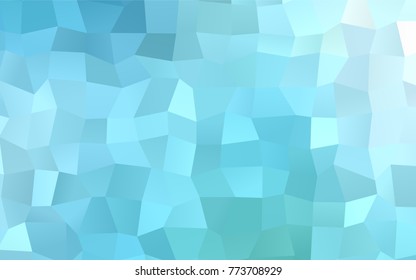 Light Blue, Green vector abstract textured polygonal background. Blurry rectangular design. The pattern with repeating rectangles can be used for background.