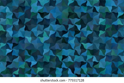 Light Blue, Green vector abstract blurred pattern. Creative illustration in halftone arched style with gradient. The best blurred design for your business.