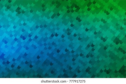 Light Blue, Green vector abstract curved background. Curved geometric sample with gradient.  The textured pattern can be used for background.