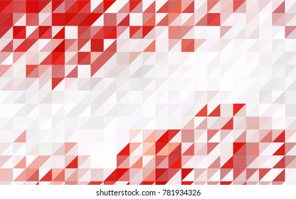 Light Blue, Green vector abstract colorful background, which consist of triangles. Pattern with colored triangles on white background.