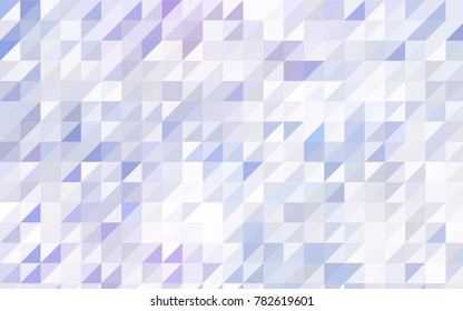 Light Blue, Green vector abstract colorful background, which consist of triangles. Pattern with colored triangles on white background.