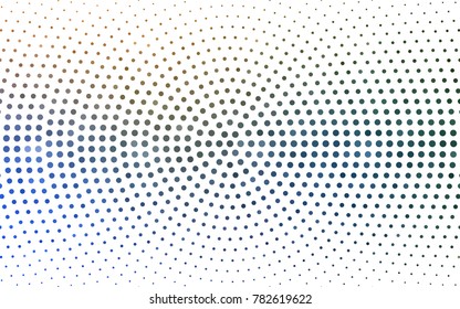 Light Blue, Green vector abstract pattern with circles. Geometry template for your business design. Background with colored spheres.