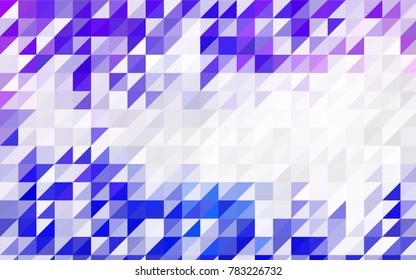 Light Blue, Green vector abstract colorful background, which consist of triangles. Pattern with colored triangles on white background.