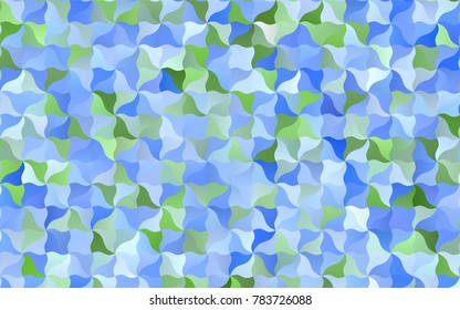 Light Blue, Green vector abstract blurred pattern. A vague circumflex abstract illustration with gradient. The textured pattern can be used for background.