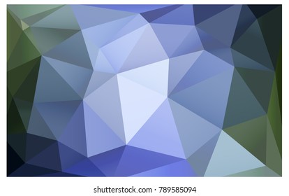 Light Blue, Green vector abstract textured polygonal background. Blurry triangle design. Pattern can be used for background.
