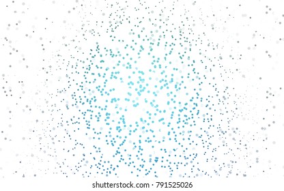 Light Blue, Green vector abstract pattern with circles. Geometry template for your business design. Background with colored spheres.