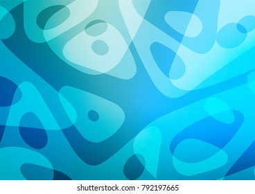 Light Blue, Green vector abstract doodle background. Brand-new colored illustration in blurry style with doodles. Brand-new style for your business design.