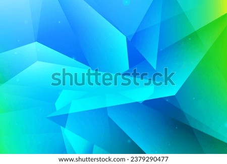 Light Blue, Green vector Abstract illustration with colored bubbles in nature style. Modern abstract illustration with colorful water drops. Base for booklets, leaflets