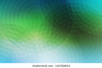 Light Blue, Green vector backdrop with dots. Illustration with set of shining colorful abstract circles. Pattern can be used as texture of wallpapers.