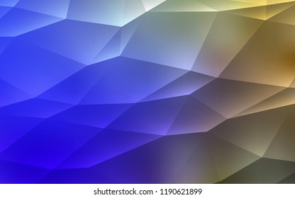 Light Blue, Green vector backdrop with lines, triangles. Illustration with set of colorful triangles. Smart design for your business advert.