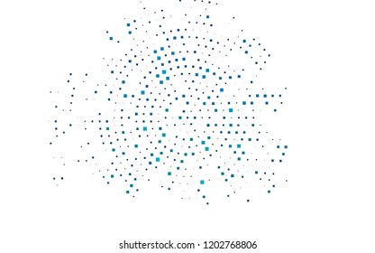 Light Blue, Green vector backdrop with rectangles, squares. Decorative design in abstract style with rectangles. Pattern for busines ad, booklets, leaflets