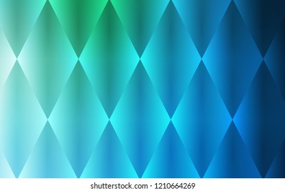 Light Blue, Green vector backdrop with rectangles, squares. Modern abstract illustration with colorful rectangles. Pattern for commercials.