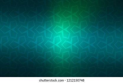 Light Blue, Green vector backdrop with rhombus. Modern abstract illustration with colorful rectangles. Modern template for your landing page.