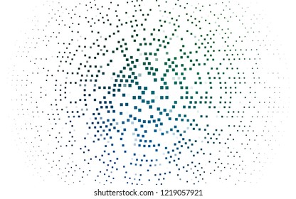 light Blue, Green vector backdrop with rectangles, squares. Decorative design in abstract style with rectangles. Smart design for your business advert.