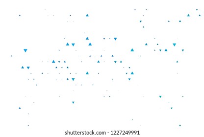 Light Blue, Green vector backdrop with lines, triangles. Glitter abstract illustration with triangular shapes. Pattern for commercials.
