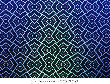 Light Blue, Green vector backdrop with long lines. Modern geometrical abstract illustration with staves. Pattern for websites, landing pages.